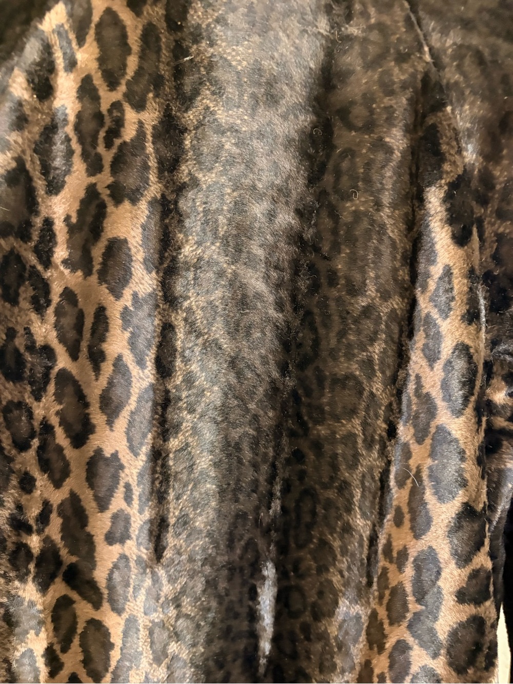 Cache Leopard Pattern Maxi Coat Size Small - Picture 2 of 3